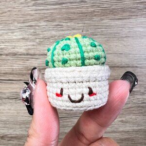 Handmade Amigurumi Crochet Cute Cactus Plushie
